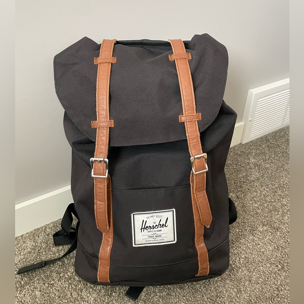 Herschel black backpack